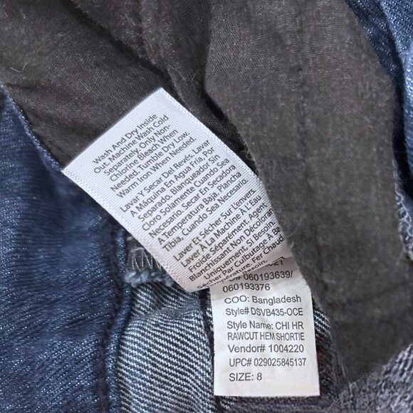 SOFIA JEANS by Sofia Vergara CHI Stretch Denim Jeans Shorts Size 8 - Picture 8 of 10